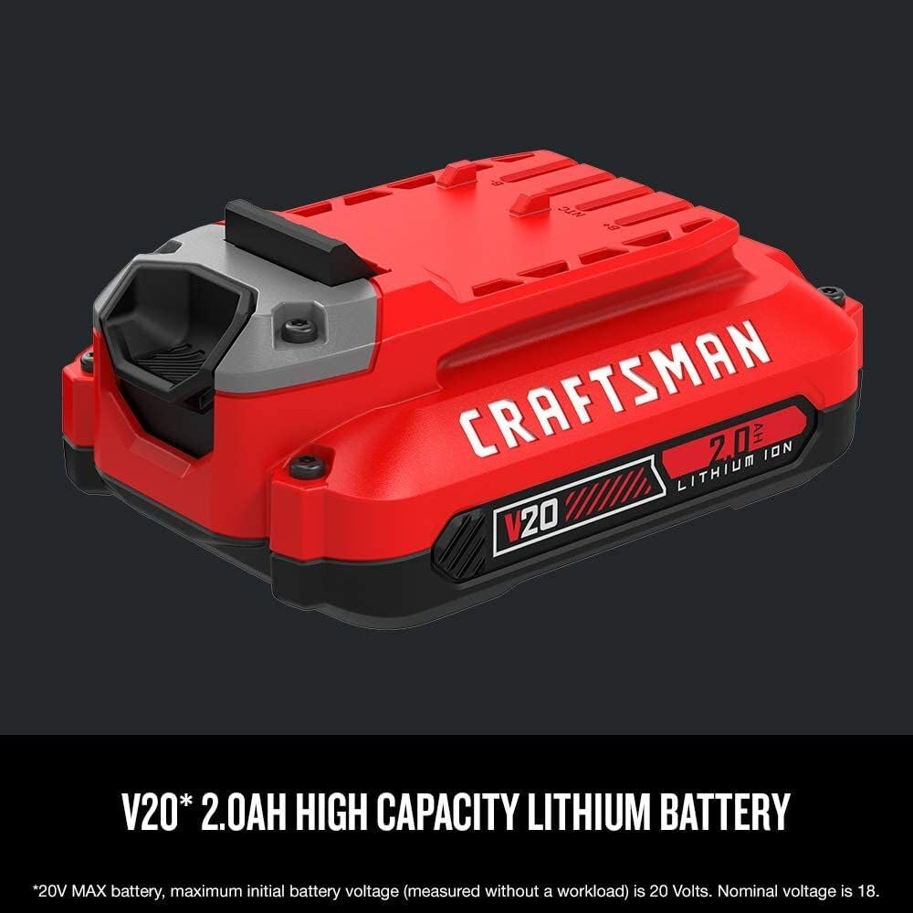 craftsman-v20-2-0ah-lithium-ion-battery-2-pack-cmcb202-2 image 3