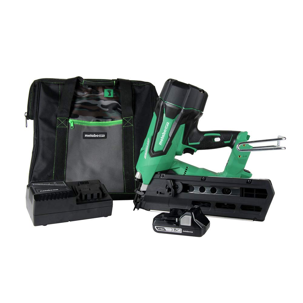 metabo-hpt-nr1890drs-18v-brushless-cordless-framing-nailer-kit image 1