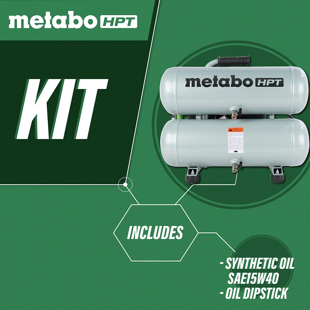metabo-hpt-ec99s-4-gallon-twin-stack-air-compressor image 2