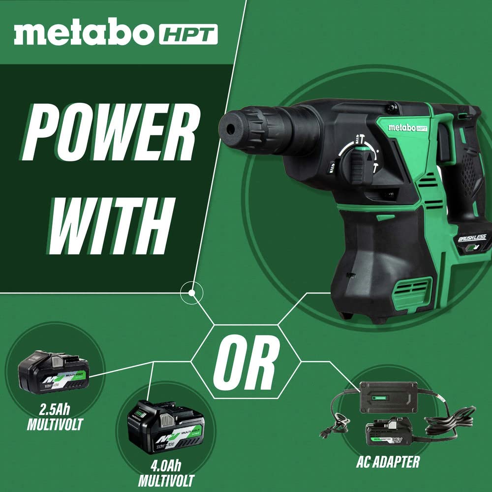 metabo-hpt-36v-multivolt-cordless-rotary-hammer-drill-tool-only-sds-plus-1-1-8 image 4