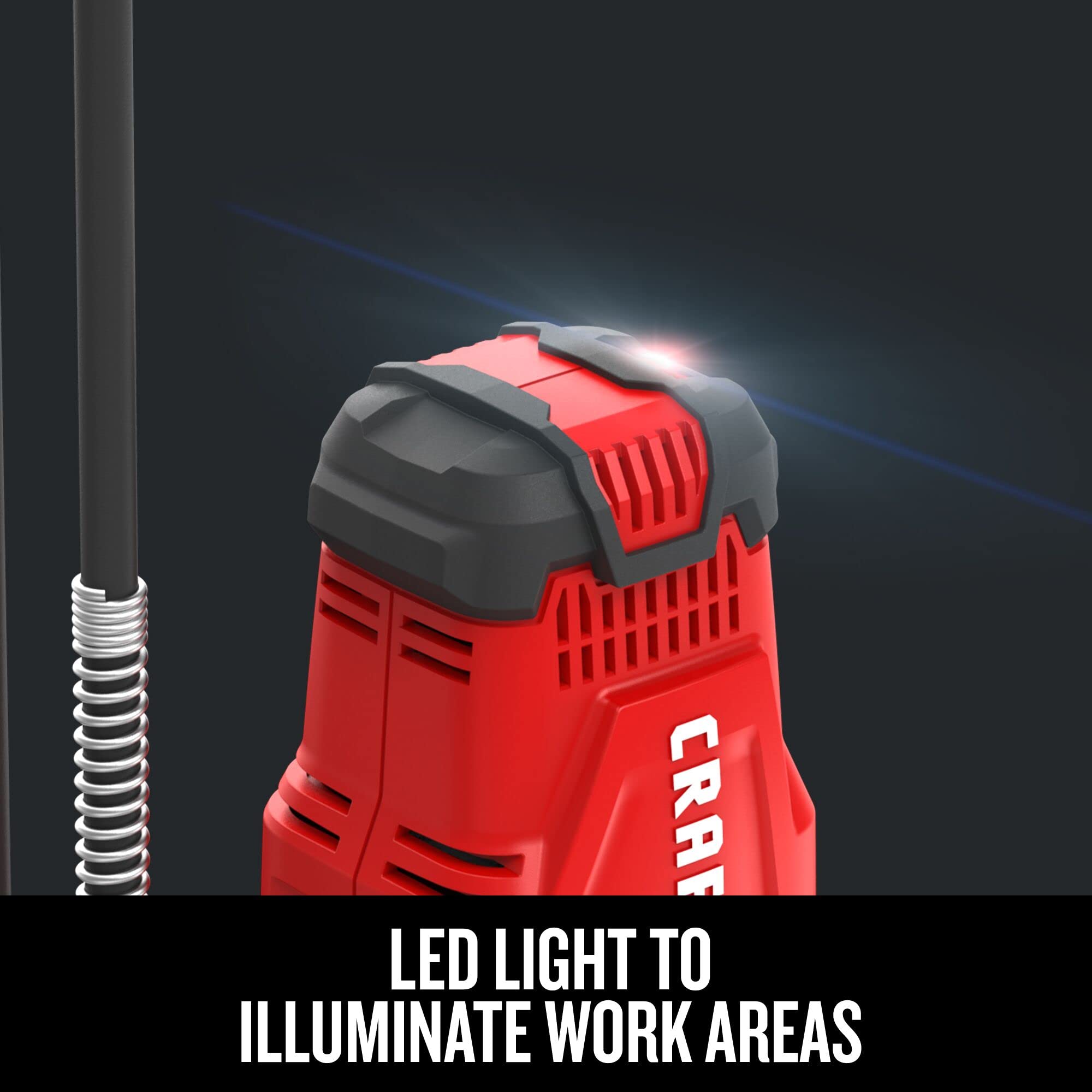 craftsman-v20-electric-grease-gun-cordless-40-hose-led-light-10-000-psi-cmcgg001 image 4
