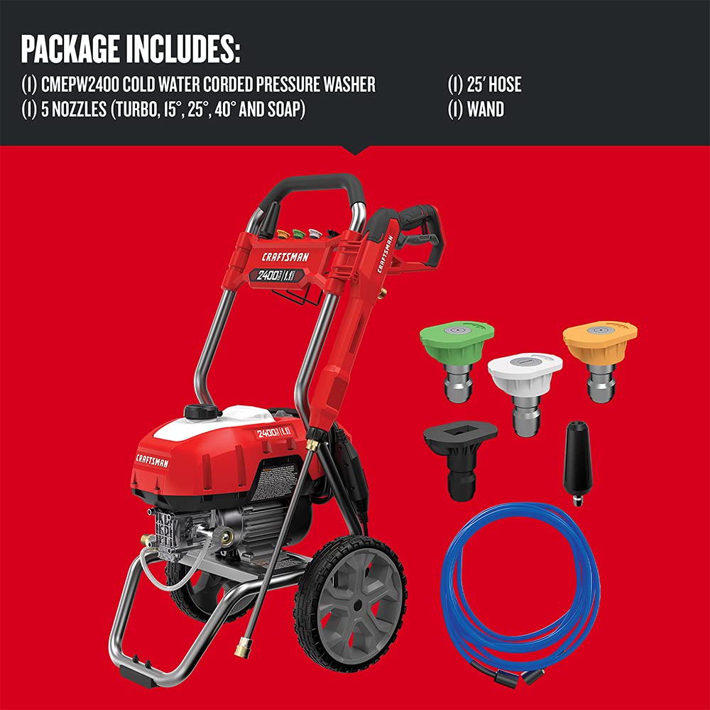 craftsman-cmepw2400-electric-pressure-washer-2400-psi-1-1-gpm-corded image 2