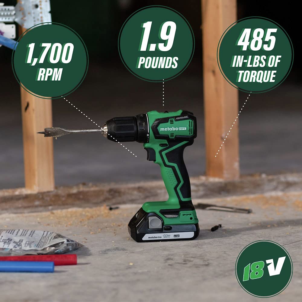 metabo-hpt-ds18ddx-18v-sub-compact-brushless-cordless-drill image 4