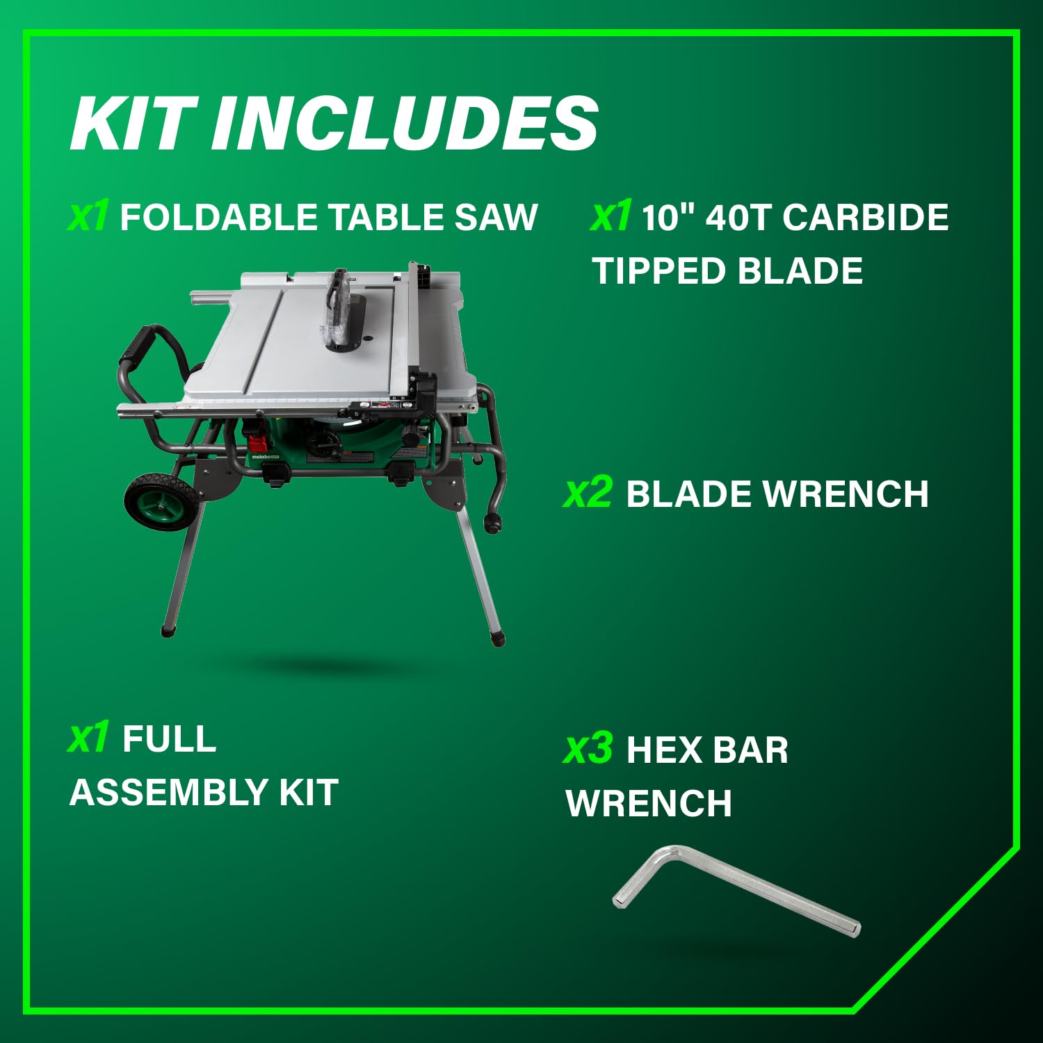 metabo-hpt-c10rjs-10-inch-15-amp-table-saw-with-fold-and-roll-stand image 4