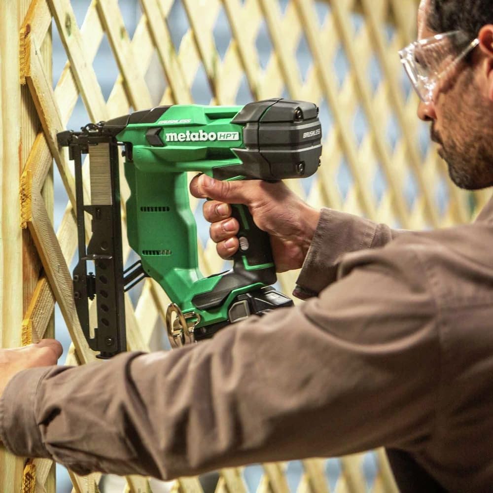 metabo-hpt-18v-multivolt-cordless-narrow-crown-stapler-kit-n1804da-with-2-0ah-ba image 6