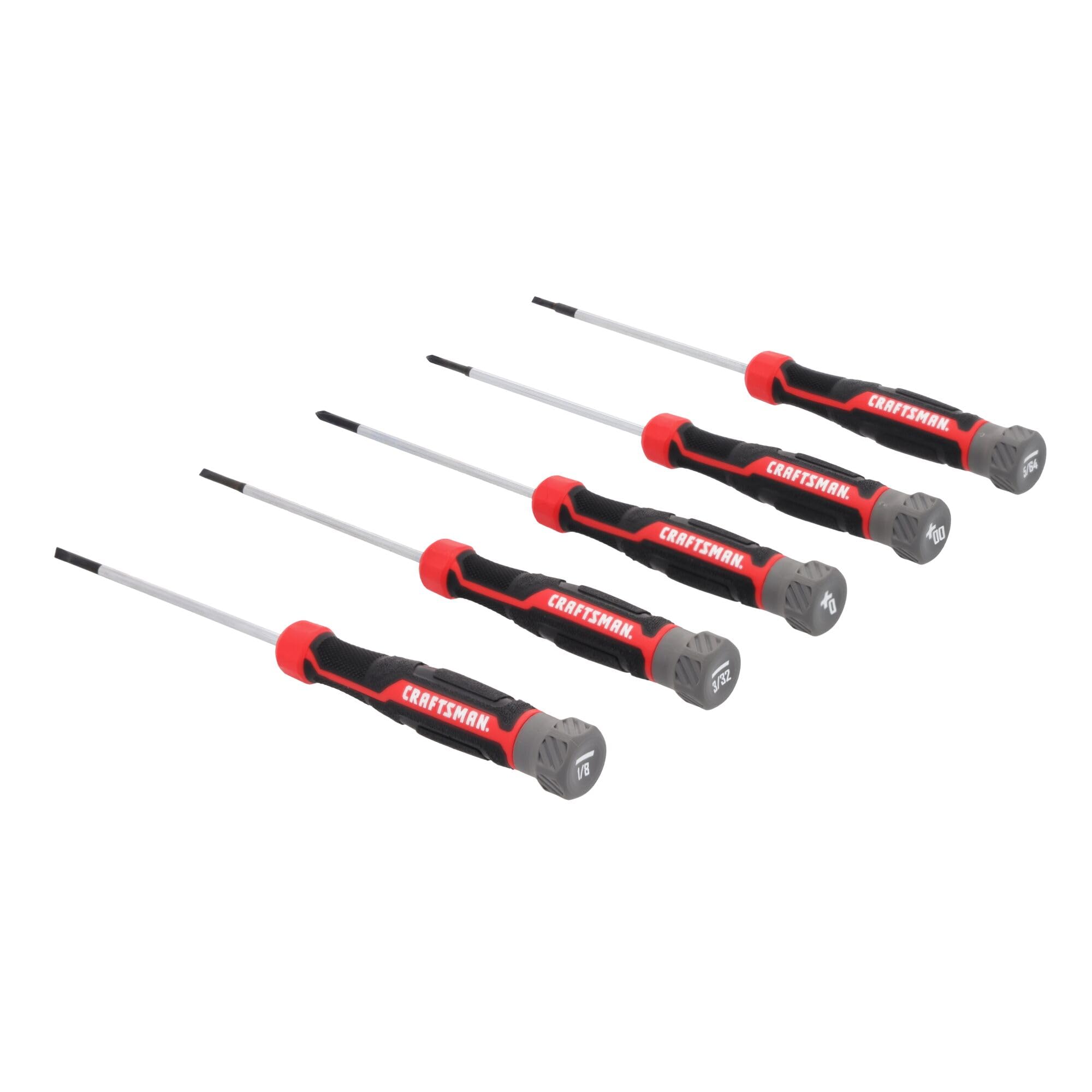 craftsman-precision-screwdriver-set-5-piece-with-magnetic-tips-cmht65141 image 2