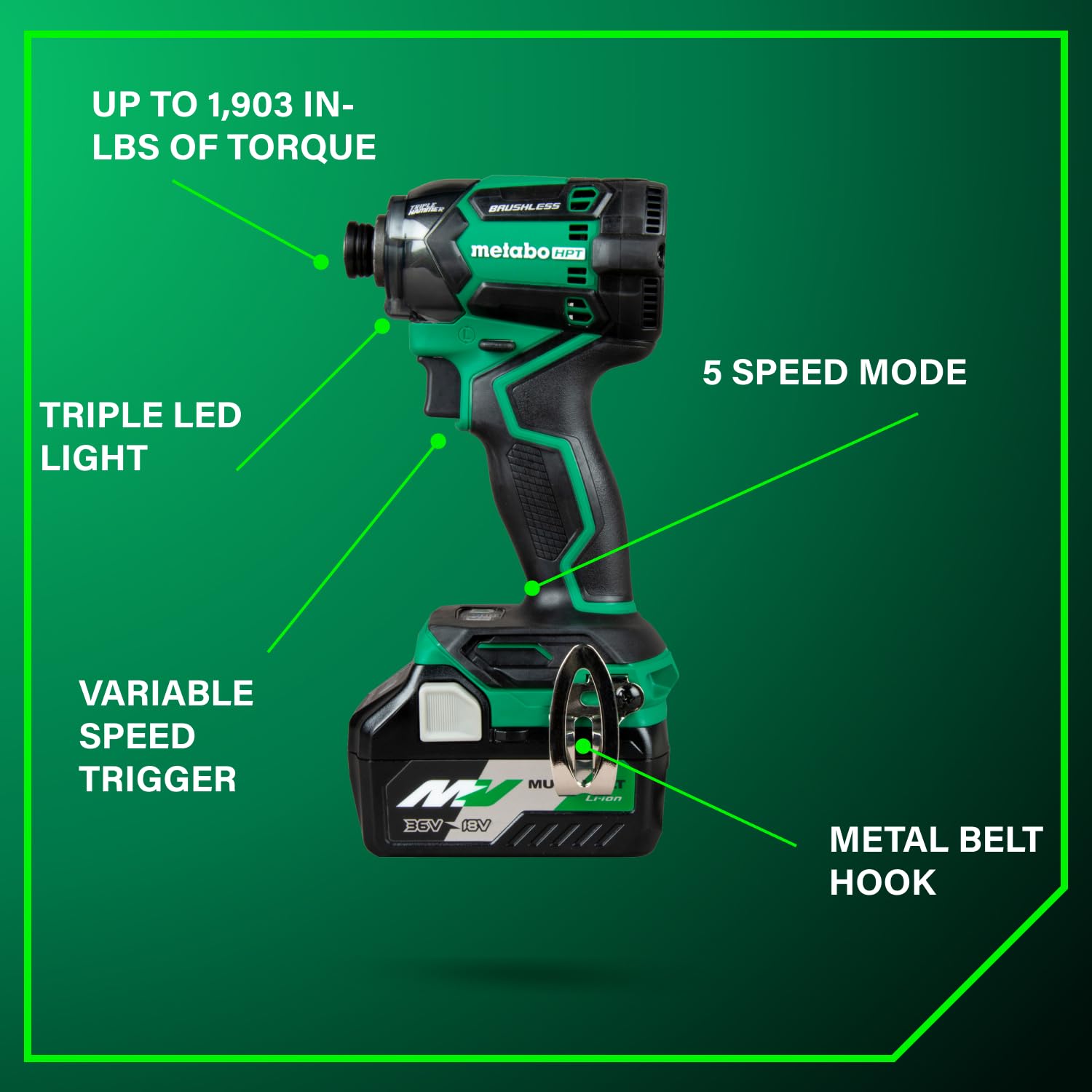 metabo-hpt-36v-multivolt-triple-hammer-impact-driver-kit-wh36dc-1-903-in-lbs-tor image 4