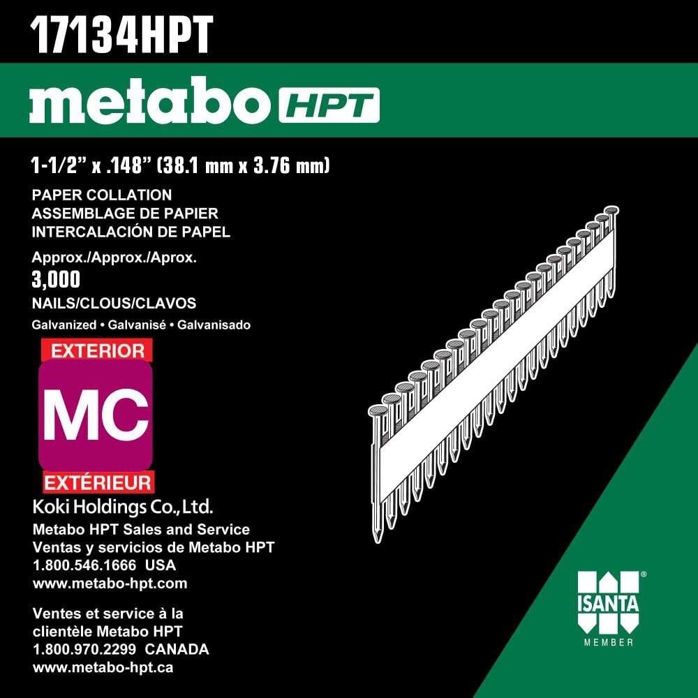 metabo-hpt-1-1-2-in-x-148-in-36-degree-strap-tite-metal-connector-nails-17134hpt image 3