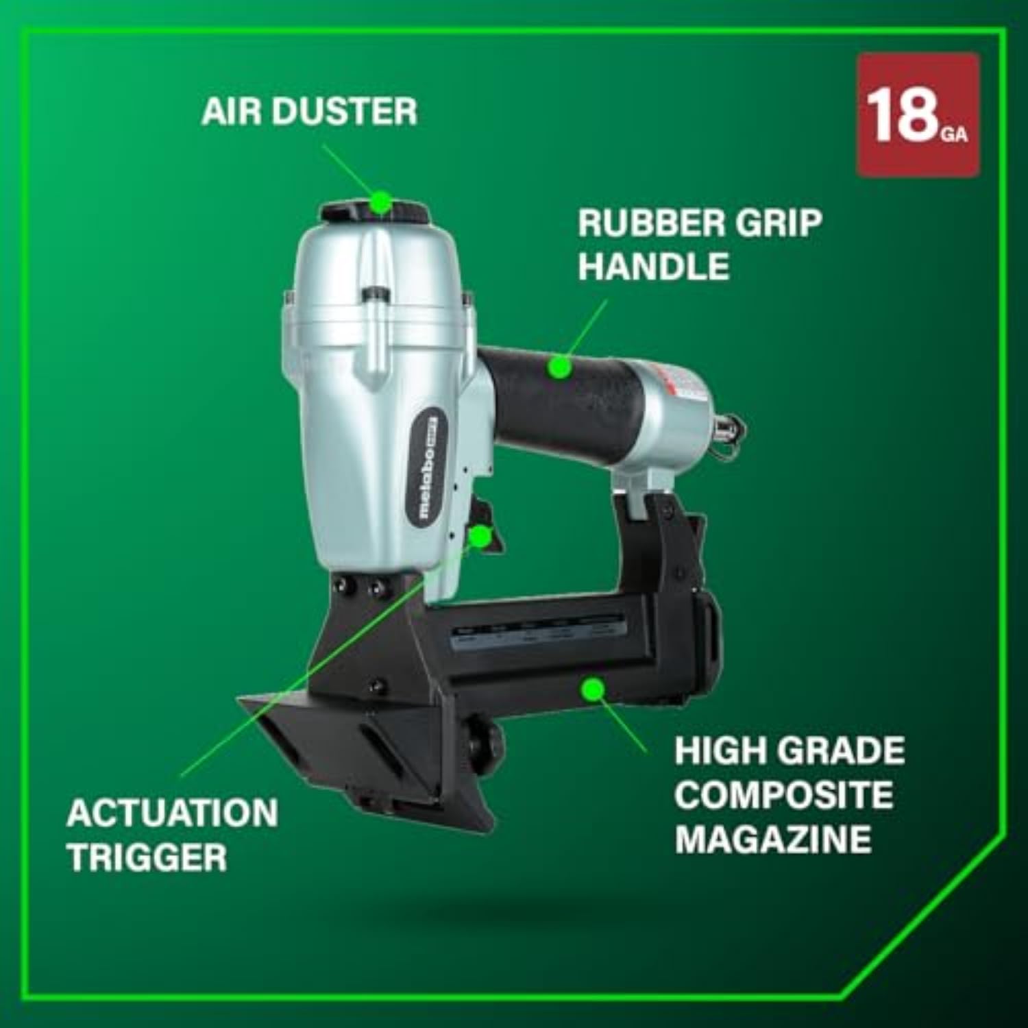 metabo-hpt-n4004ab-flooring-stapler-18-gauge-1-4-crown-pneumatic-for-hardwood-fl image 5
