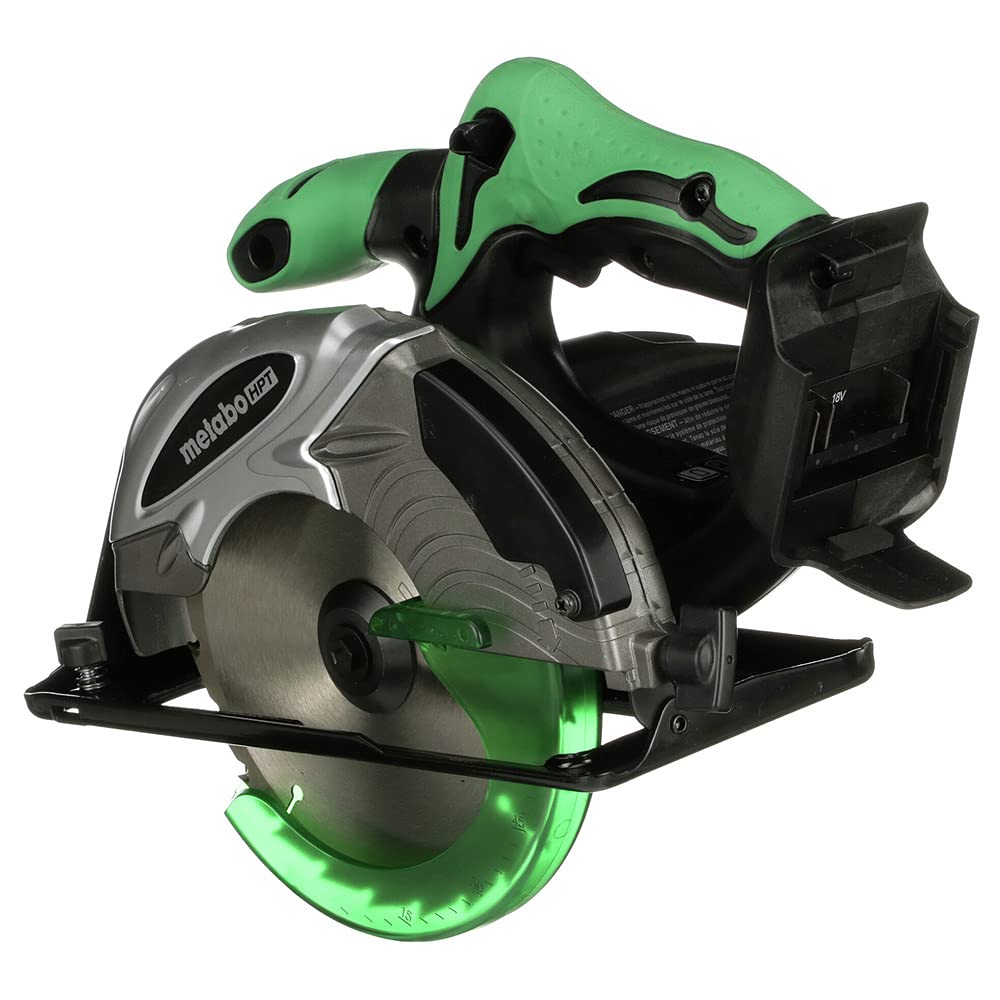 metabo-hpt-18v-cordless-6-1-2-circular-saw-c18dslq4-tool-only-57-usd image 1
