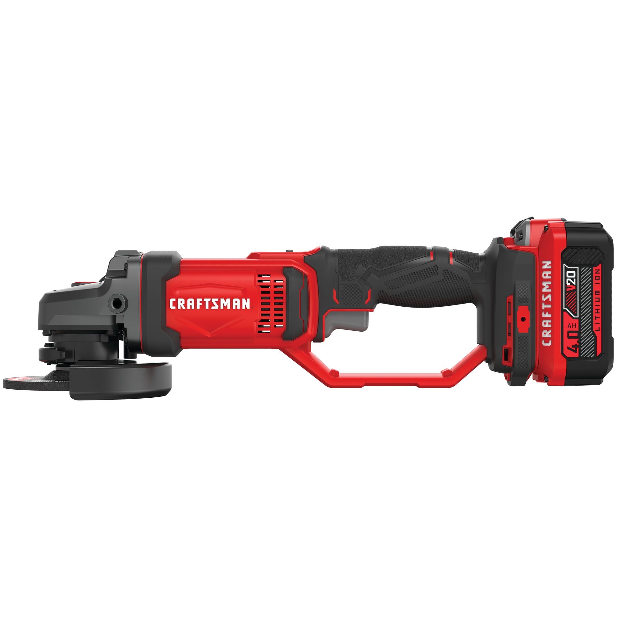 craftsman-v20-cordless-angle-grinder-kit-4-1-2-inch-with-battery-and-charger-cmc image 7