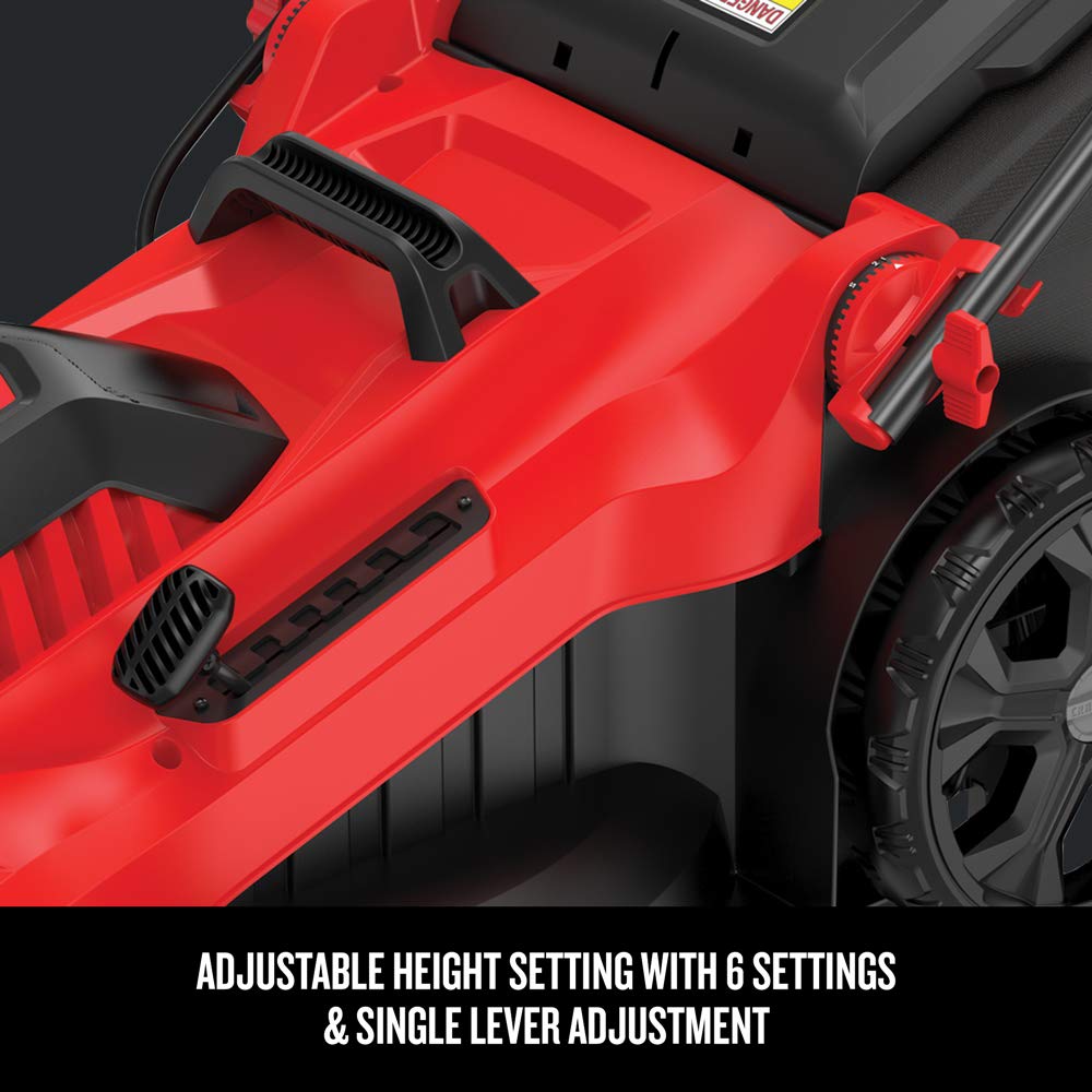 craftsman-cmemw213-electric-push-lawn-mower-20-inch-deck-corded-13-amp-3-in-1 image 5