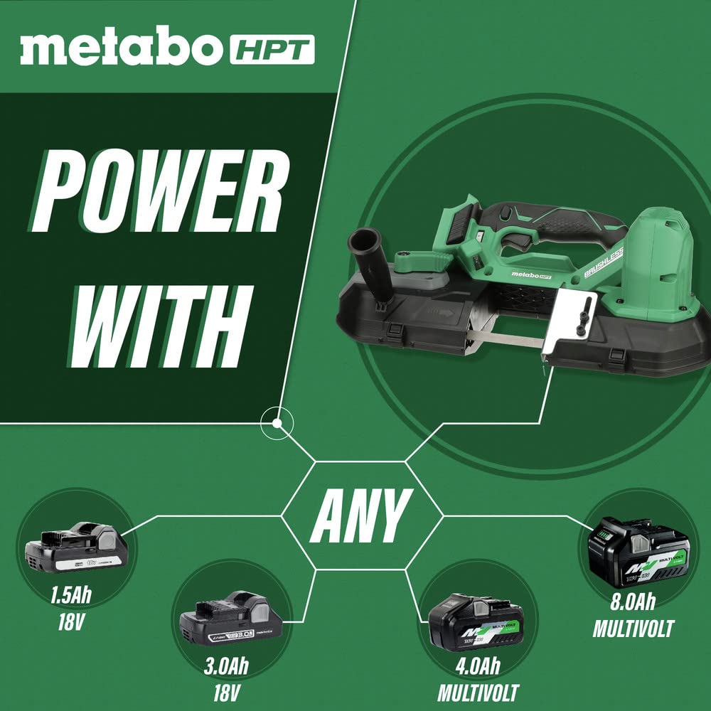 metabo-hpt-18v-multivolt-cordless-band-saw-tool-only-no-battery-brushless-motor- image 8