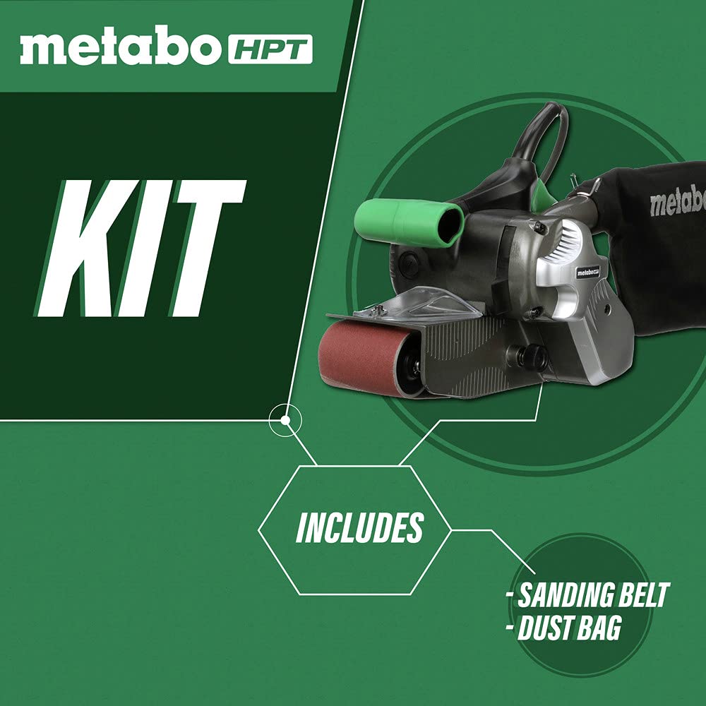 metabo-hpt-3x21-inch-variable-speed-belt-sander-sb8v2-with-9-0-amp-motor image 2