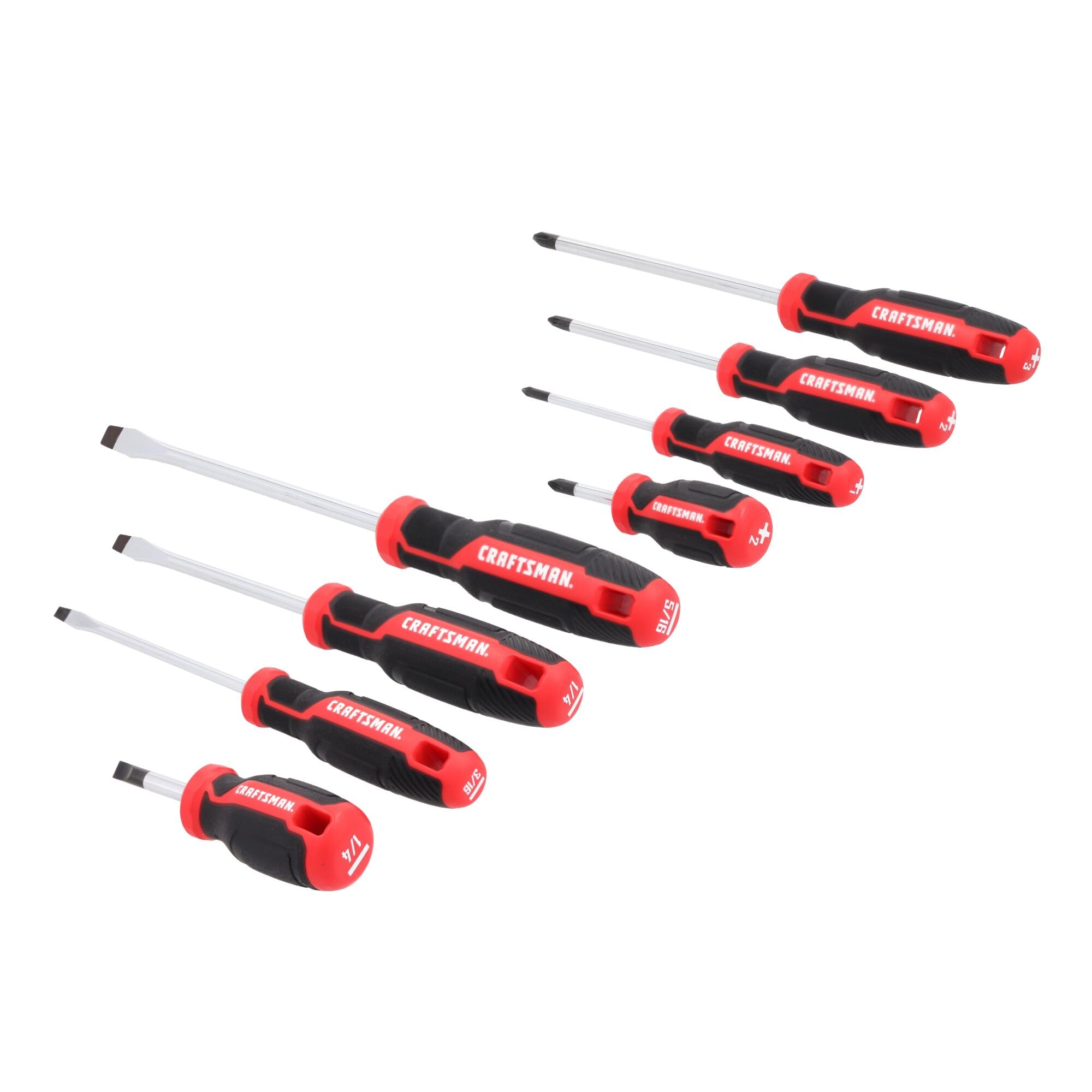 craftsman-8-piece-screwdriver-set-flat-head-phillips-cmht65130 image 2