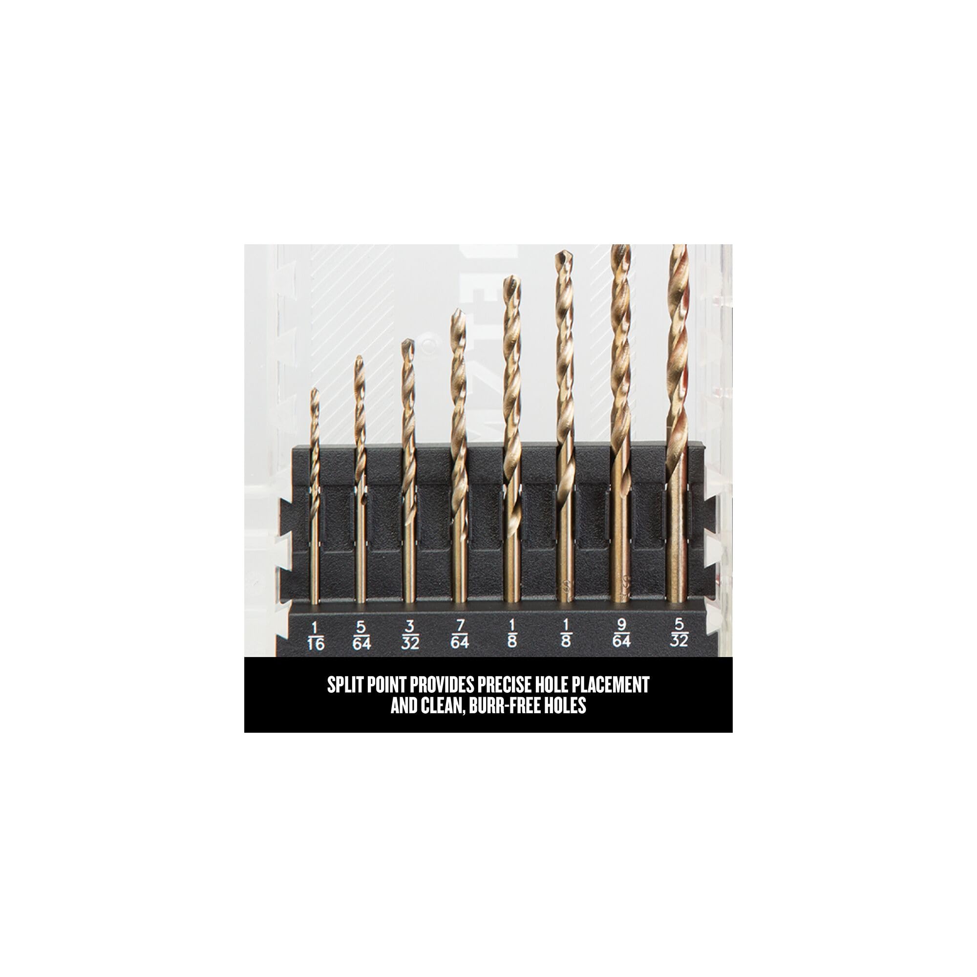 craftsman-cmam2214-14-piece-gold-oxide-drill-bit-set image 4