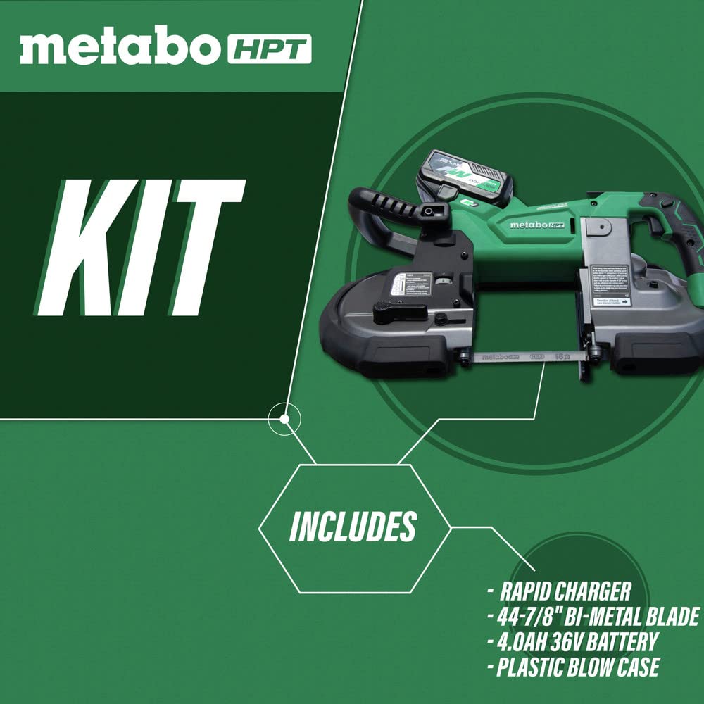 metabo-hpt-36v-multivolt-cordless-band-saw-kit-cb3612da-deep-cut-variable-speed- image 2