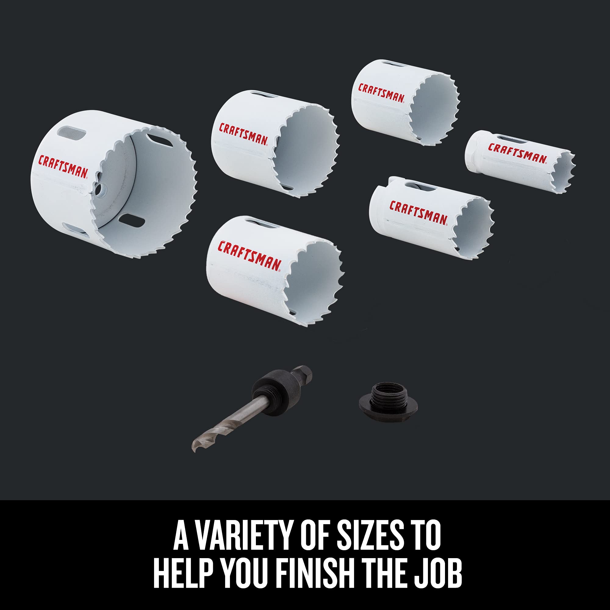 craftsman-bi-metal-hole-saw-kit-7-piece-set-cmah1set7-sizes-1-to-2-1-2-with-arbo image 8