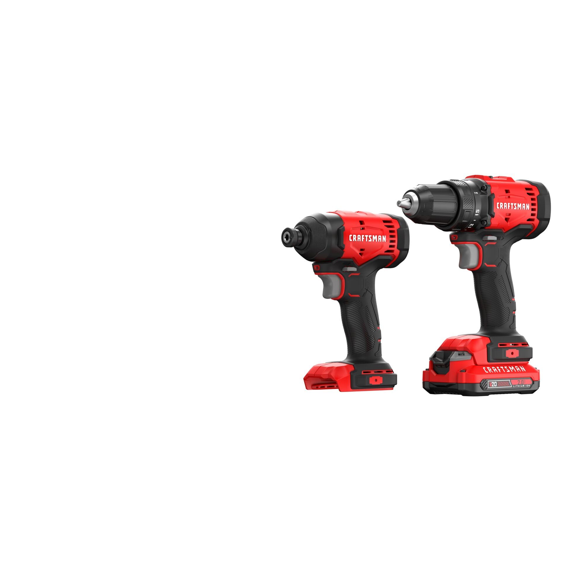 craftsman-v20-cordless-drill-and-impact-driver-combo-kit-cmck201d1 image 1