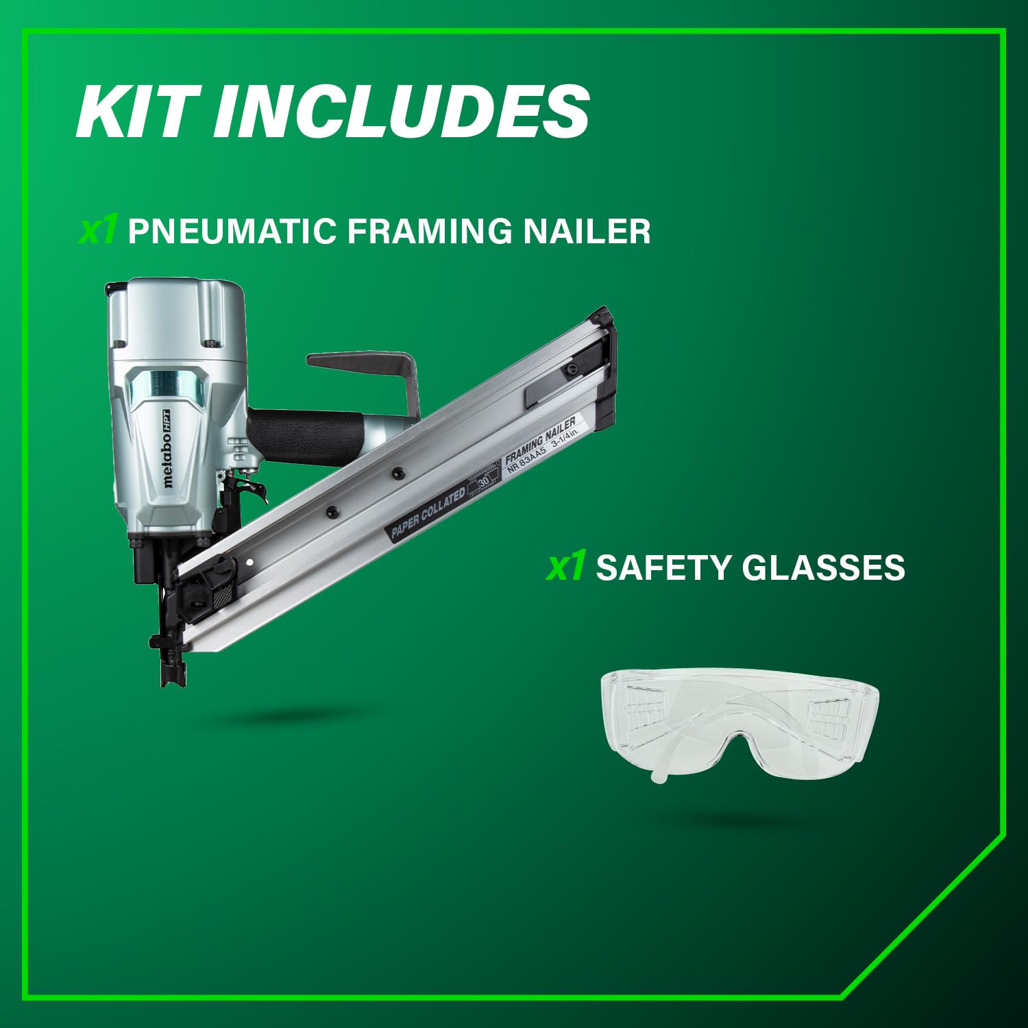 metabo-hpt-30-paper-collated-framing-nailer-nr83aa5-pneumatic-2-3-1-4-nails image 5