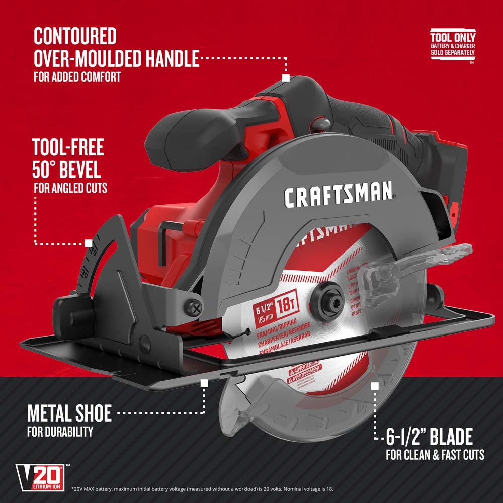 craftsman-v20-7-tool-cordless-power-tool-combo-kit-cmck700d2-with-2-batteries-an image 6