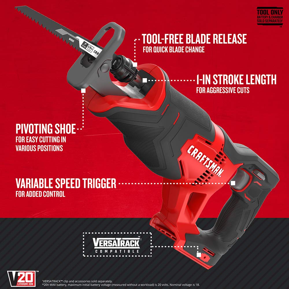 craftsman-v20-7-tool-cordless-power-tool-combo-kit-cmck700d2-with-2-batteries-an image 5