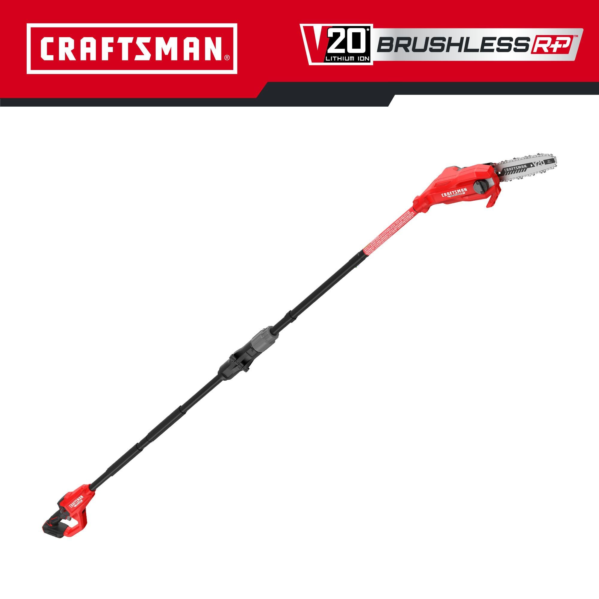 craftsman-v20-brushless-rp-8-in-pole-chainsaw-cmcps630b-tool-only image 2