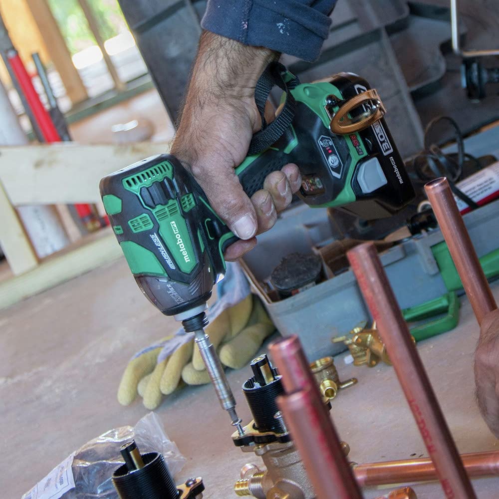 metabo-hpt-18v-cordless-impact-driver-kit-triple-hammer-technology-2-3-0ah-batte image 8