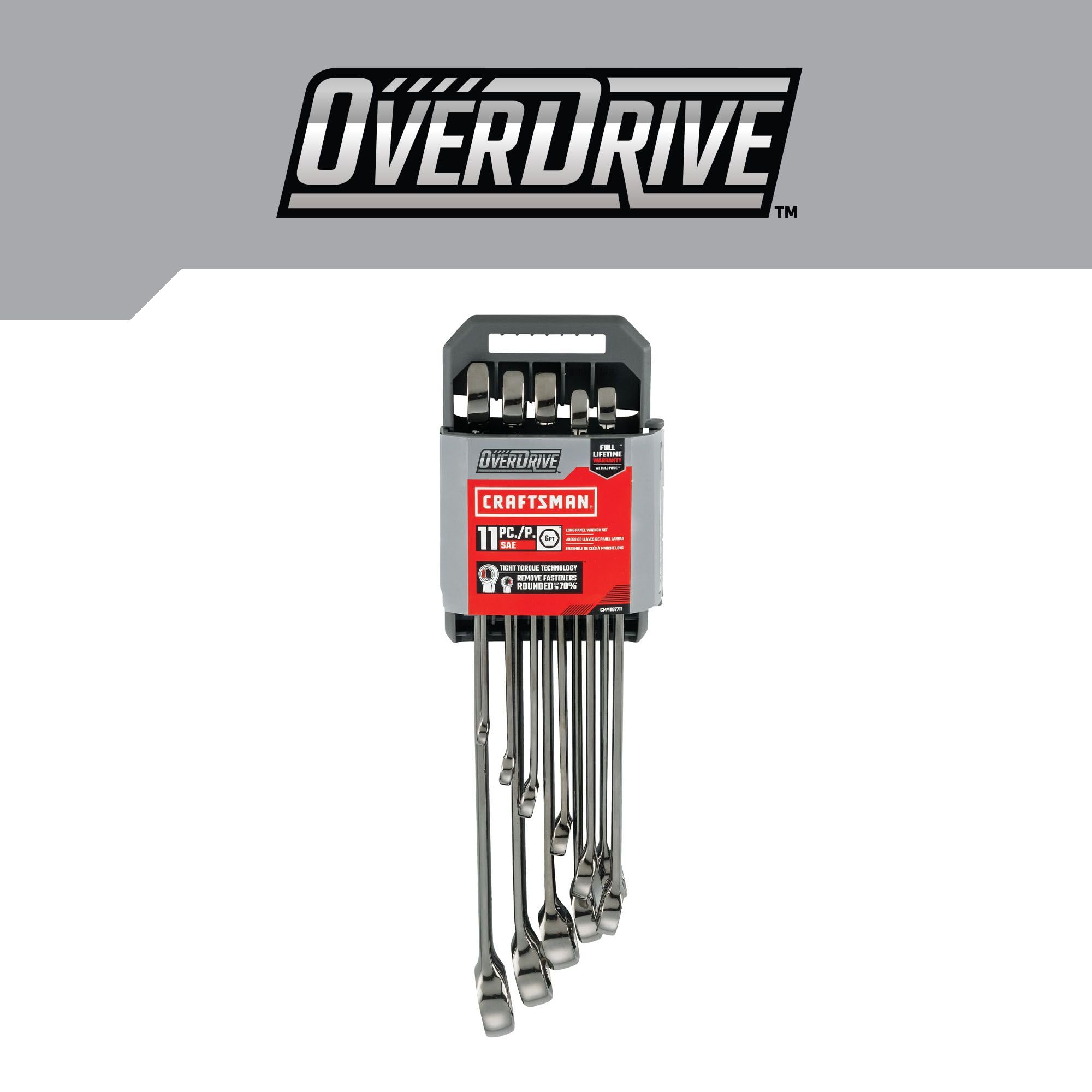 craftsman-overdrive-11-piece-sae-wrench-set-cmmt87711-anti-slip-rust-resistant image 3
