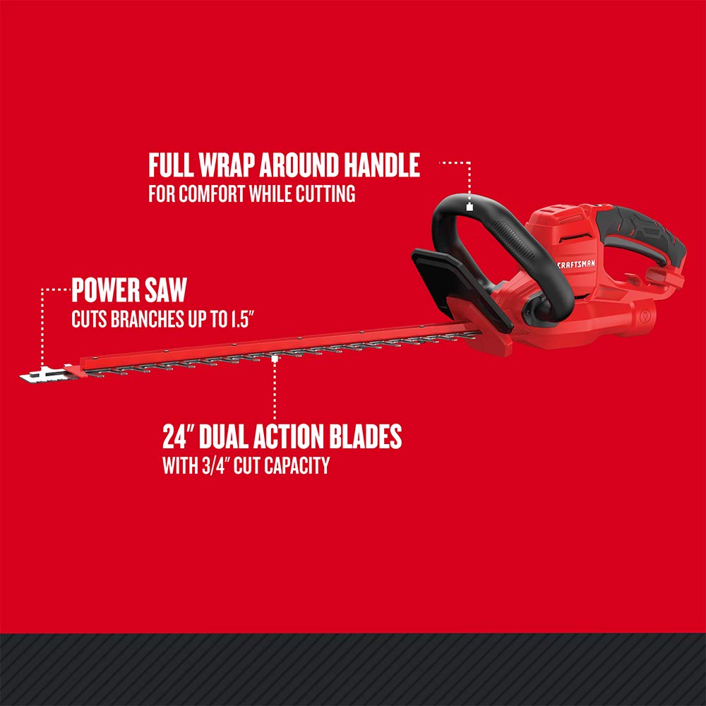 craftsman-22-corded-hedge-trimmer-with-powersaw-branch-cutter-3-8-amp-cmehts8022 image 3