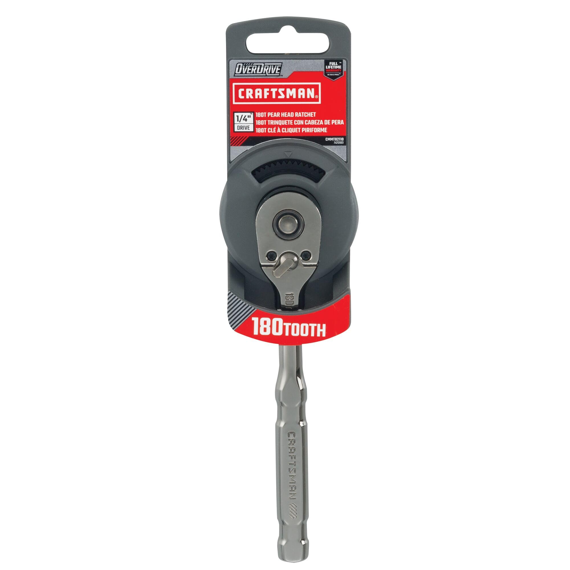 craftsman-overdrive-1-4-drive-180t-pear-head-ratchet-cmmt82110-2-5x-better-acces image 5