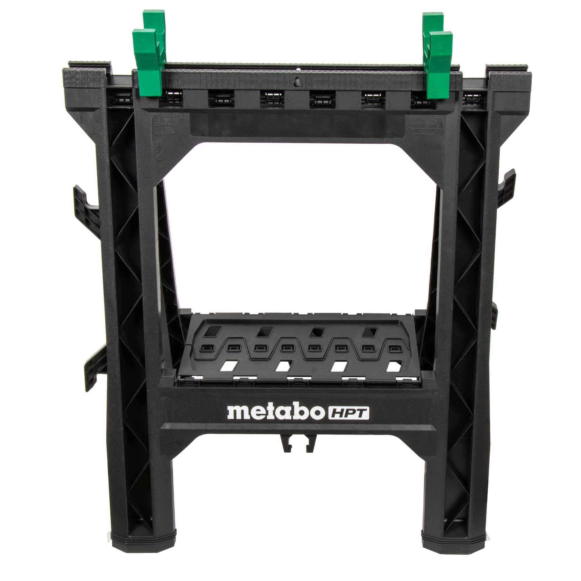 metabo-hpt-115772m-folding-sawhorses-2-pack-1-200-lbs-capacity-lightweight-with- image 2