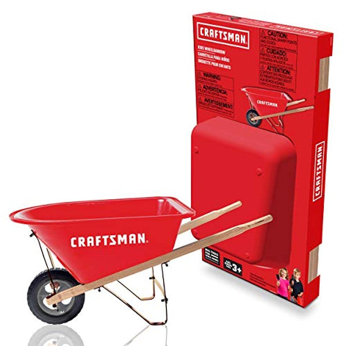 craftsman-wheelbarrow-toy-building-block-set image 1