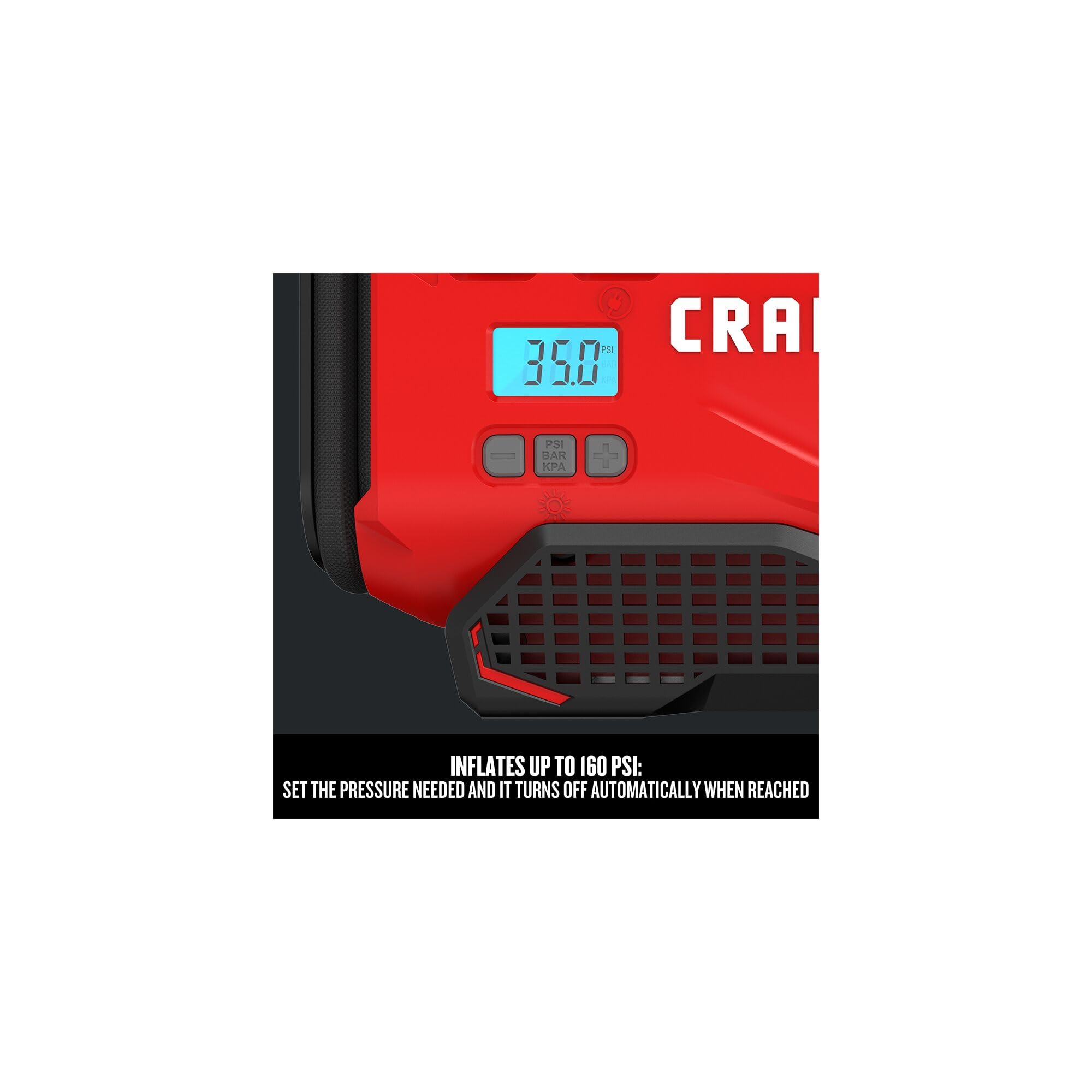 craftsman-v20-tire-inflator-portable-air-compressor-cmce520b-cordless-120v-12v-a image 5