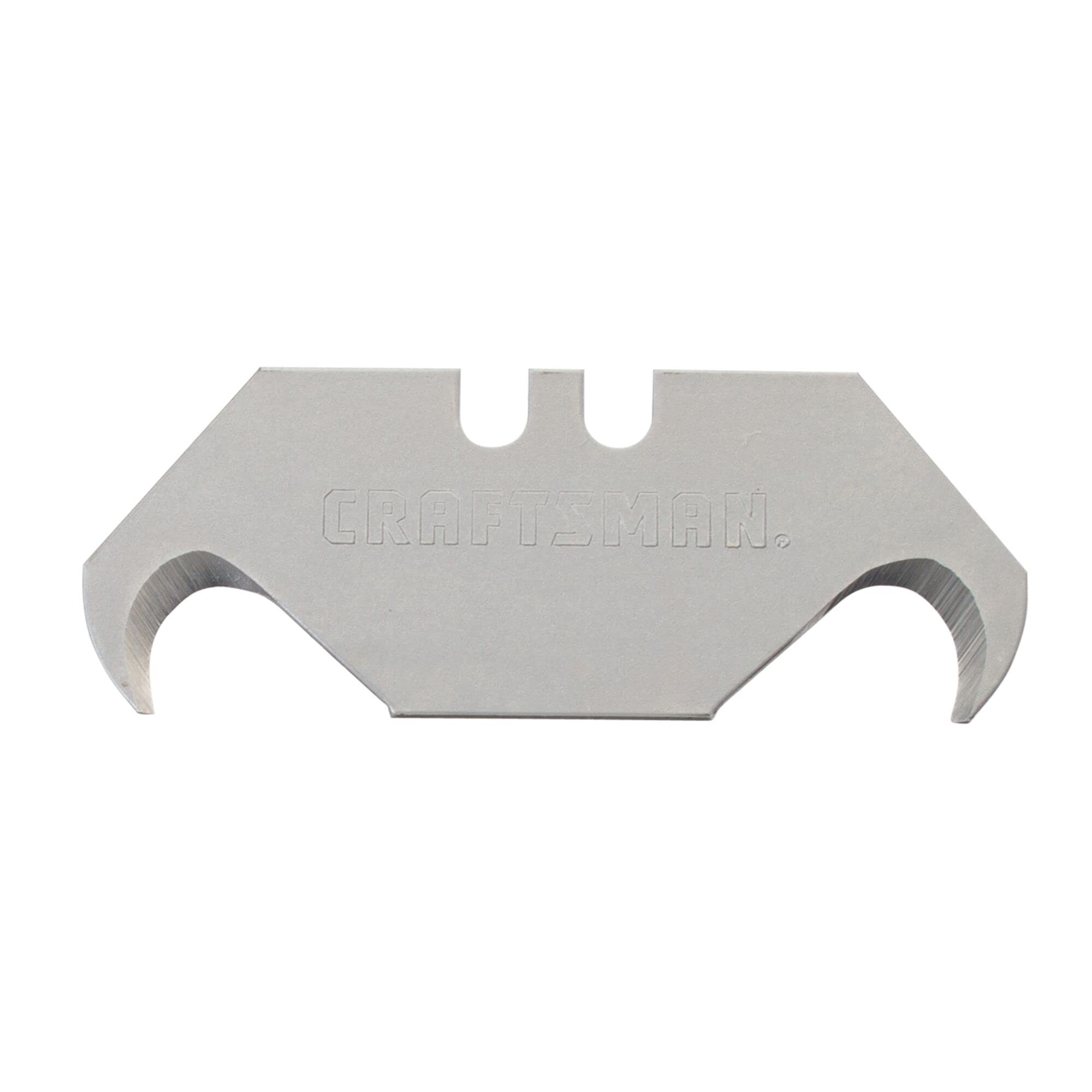 craftsman-utility-knife-razor-hook-blades-carbon-steel-3-4-in-5-pack-cmht11146 image 2