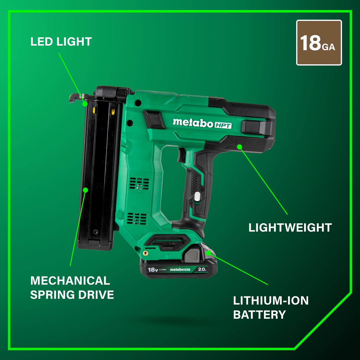 metabo-hpt-n1804db-18v-cordless-narrow-crown-stapler-18-gauge-1-2-to-1-1-2-with- image 7