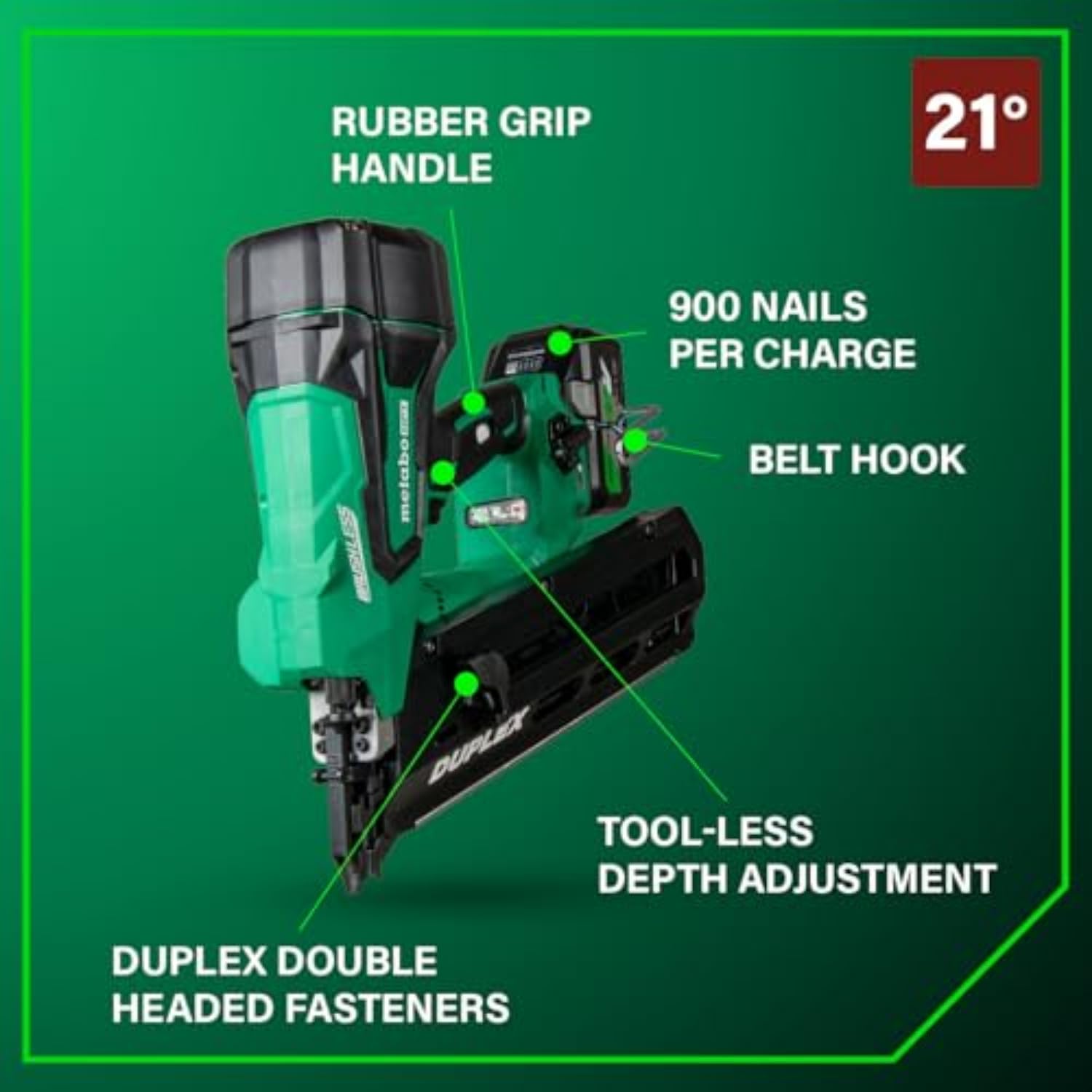 metabo-hpt-nr3675dd-36v-multivolt-cordless-forming-nailer-for-duplex-nails-with- image 4