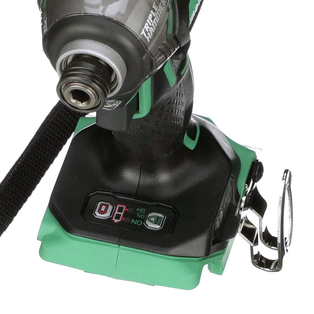 metabo-hpt-18v-cordless-impact-driver-kit-triple-hammer-technology-2-3-0ah-batte image 5