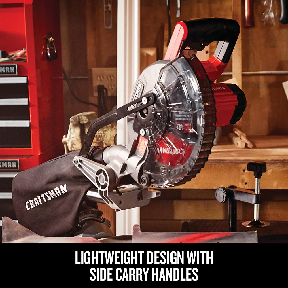 craftsman-v20-cordless-sliding-miter-saw-7-1-4-inch-single-bevel-battery-charger image 6