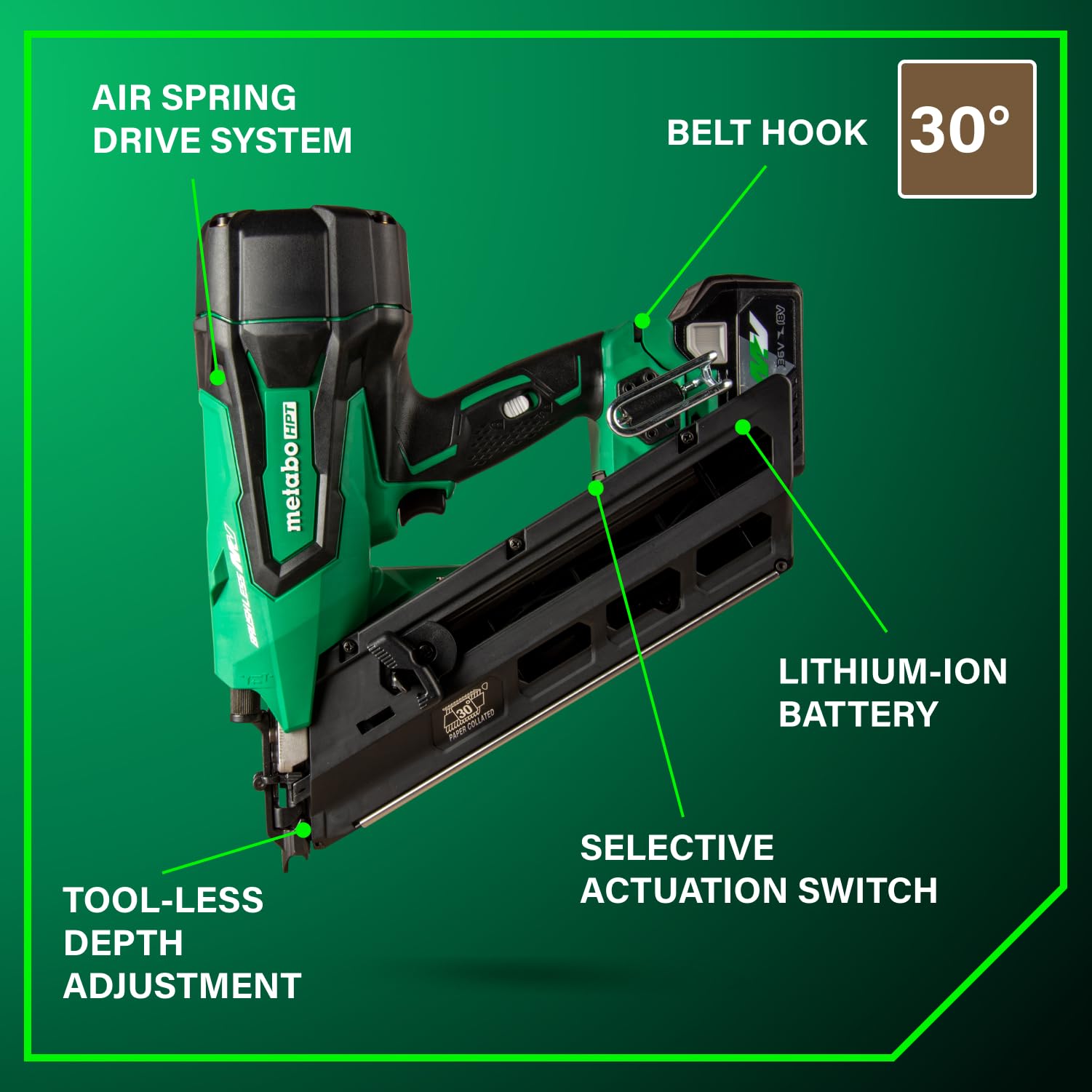 metabo-hpt-36v-multivolt-cordless-framing-nailer-nr3690dc-2-3-1-2-paper-strip-na image 4