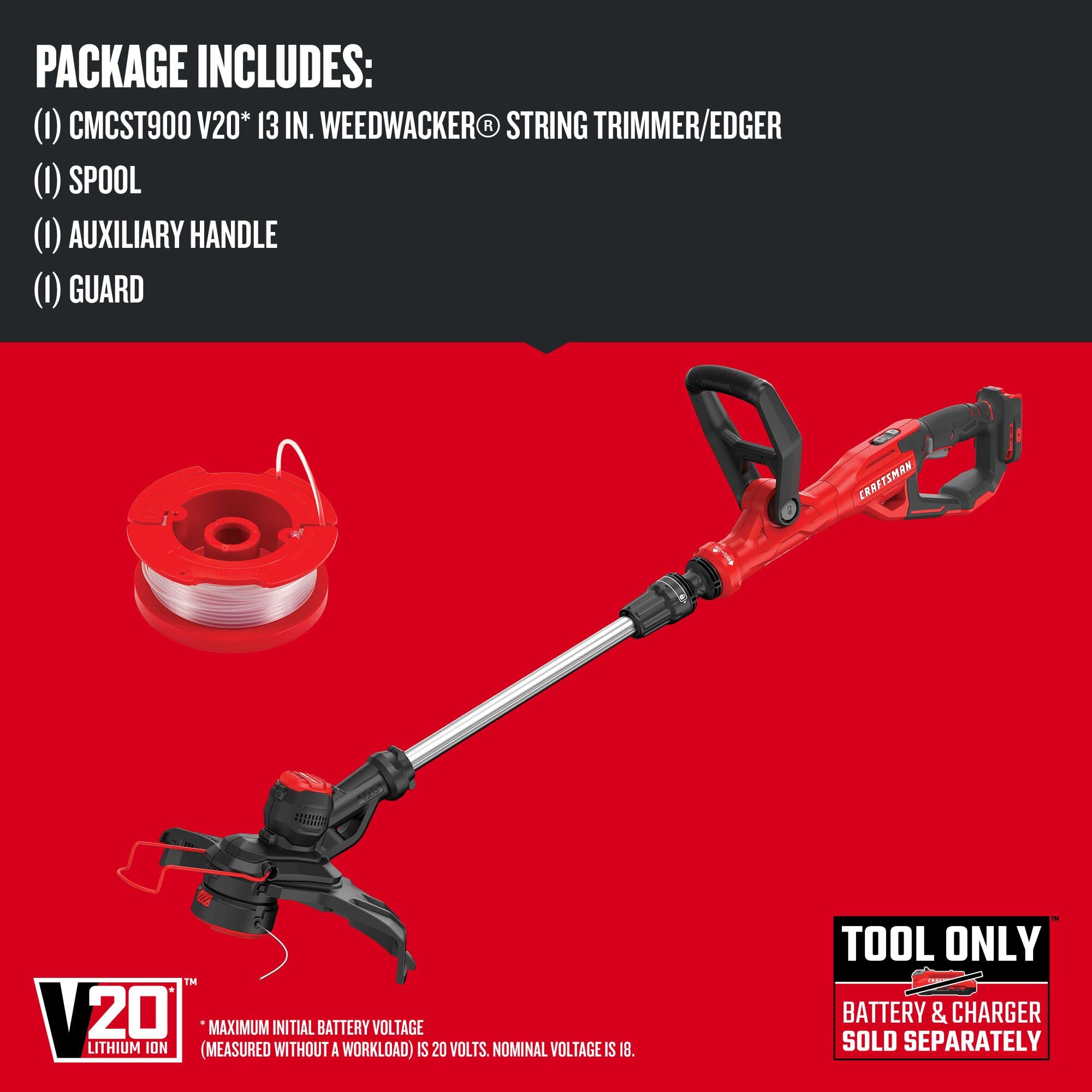 craftsman-v20-weedwacker-cordless-string-trimmer-edger-with-automatic-feed-13-in image 3
