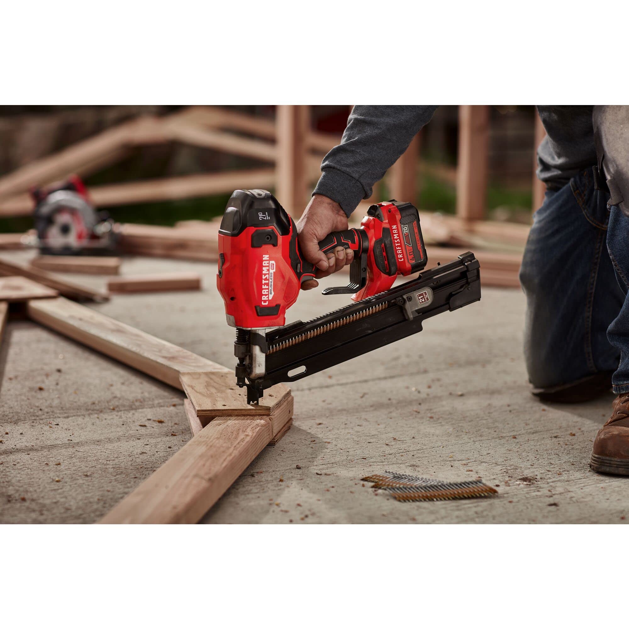 craftsman-v20-cordless-framing-nailer-tool-only-cmcn621plb image 8