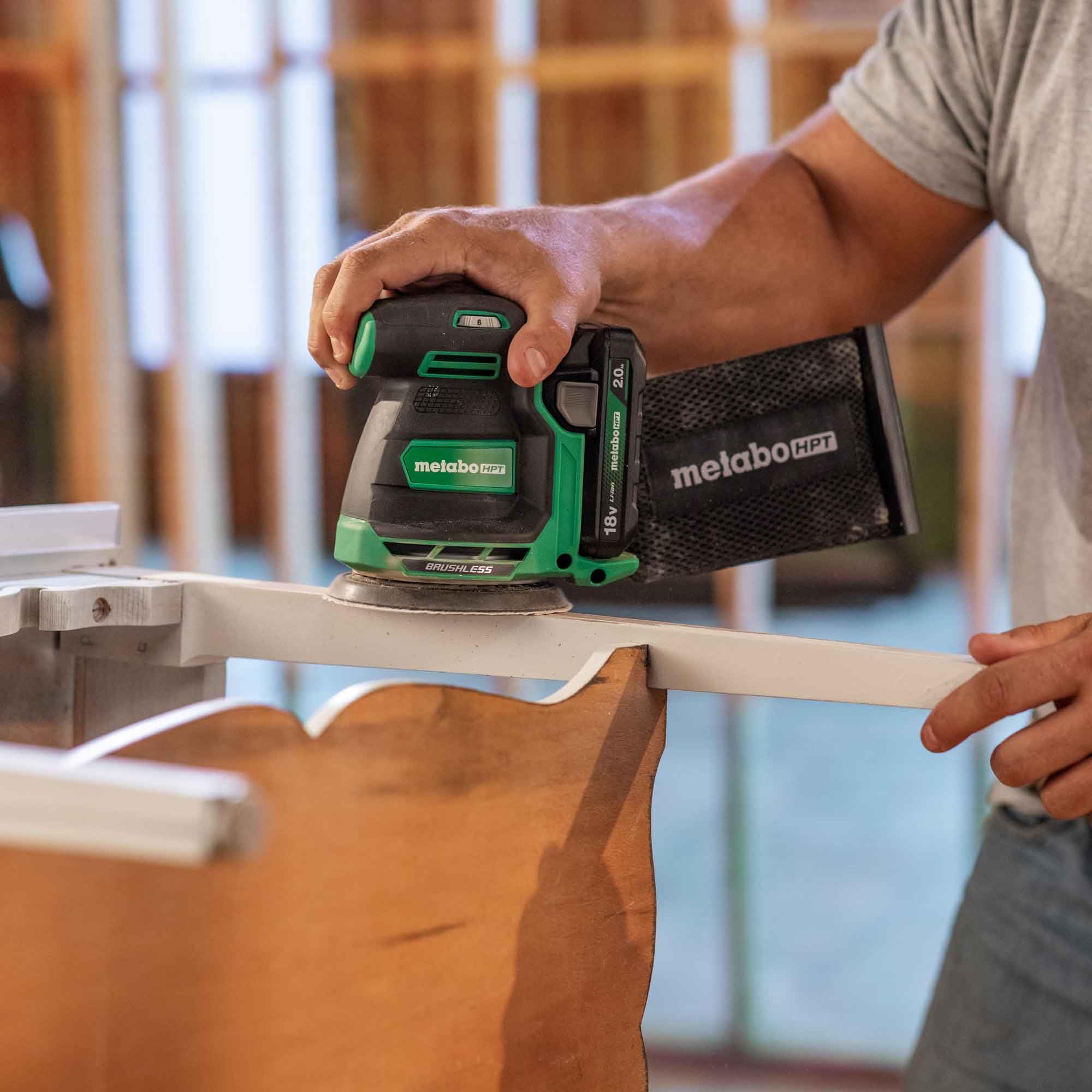 metabo-hpt-18v-cordless-random-orbital-sander-5-inch-6-speed-tool-only-sv1813daq image 3
