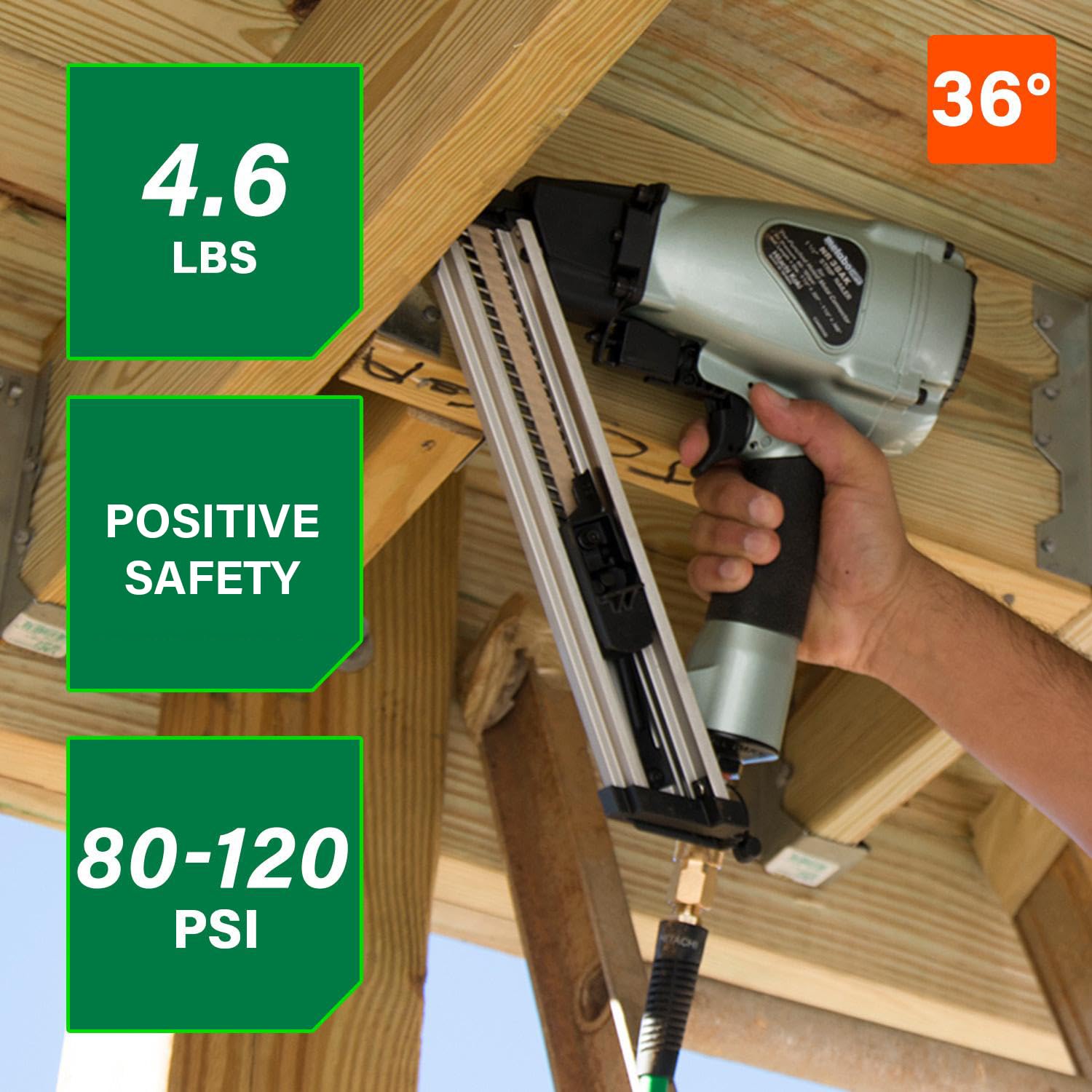 metabo-hpt-pneumatic-strip-nailer-36-metal-connector-tool-nr38ak-fastens-hardwar image 2