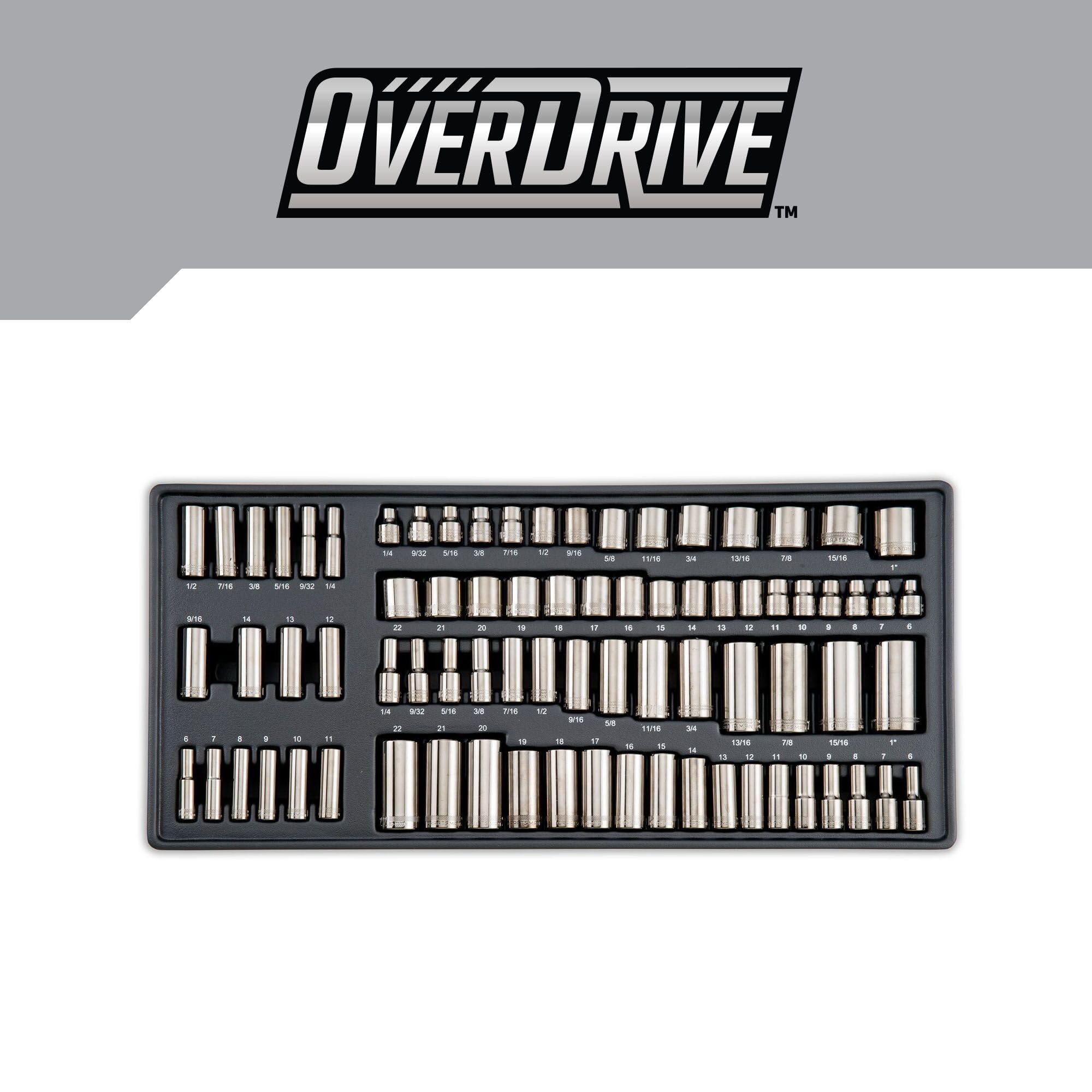 craftsman-overdrive-284-piece-mechanics-tool-set-with-gunmetal-chrome-finish-cmm image 3
