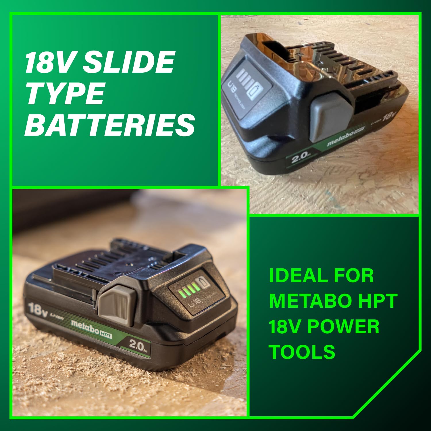 metabo-hpt-18v-battery-charger-kit-with-two-2-0ah-batteries-and-uc18yksls-charge image 3