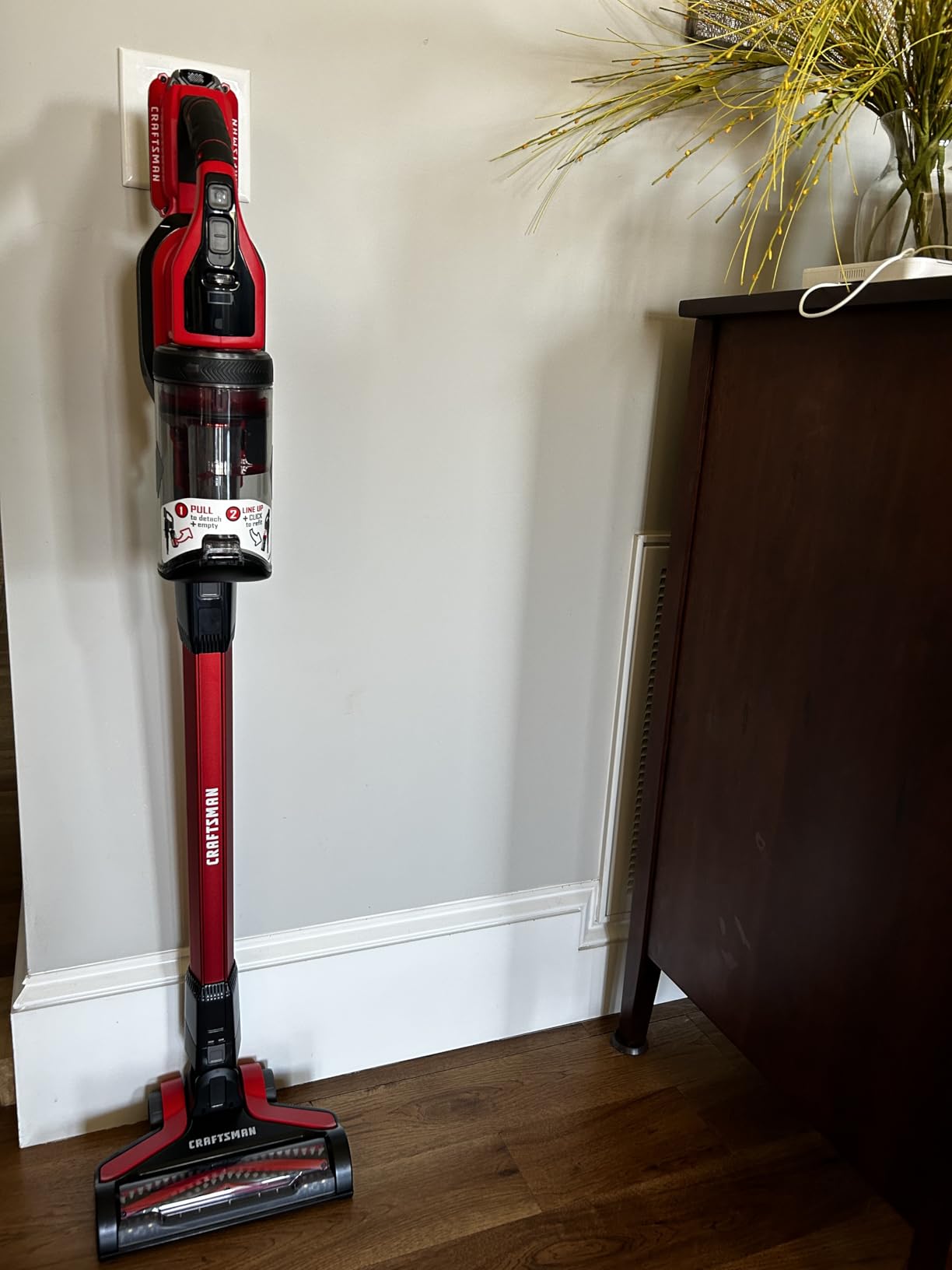 Powerful suction