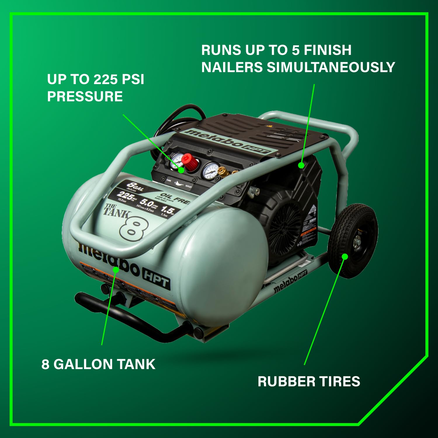 metabo-hpt-8-gallon-trolley-air-compressor-225-psi-ec1315s image 4
