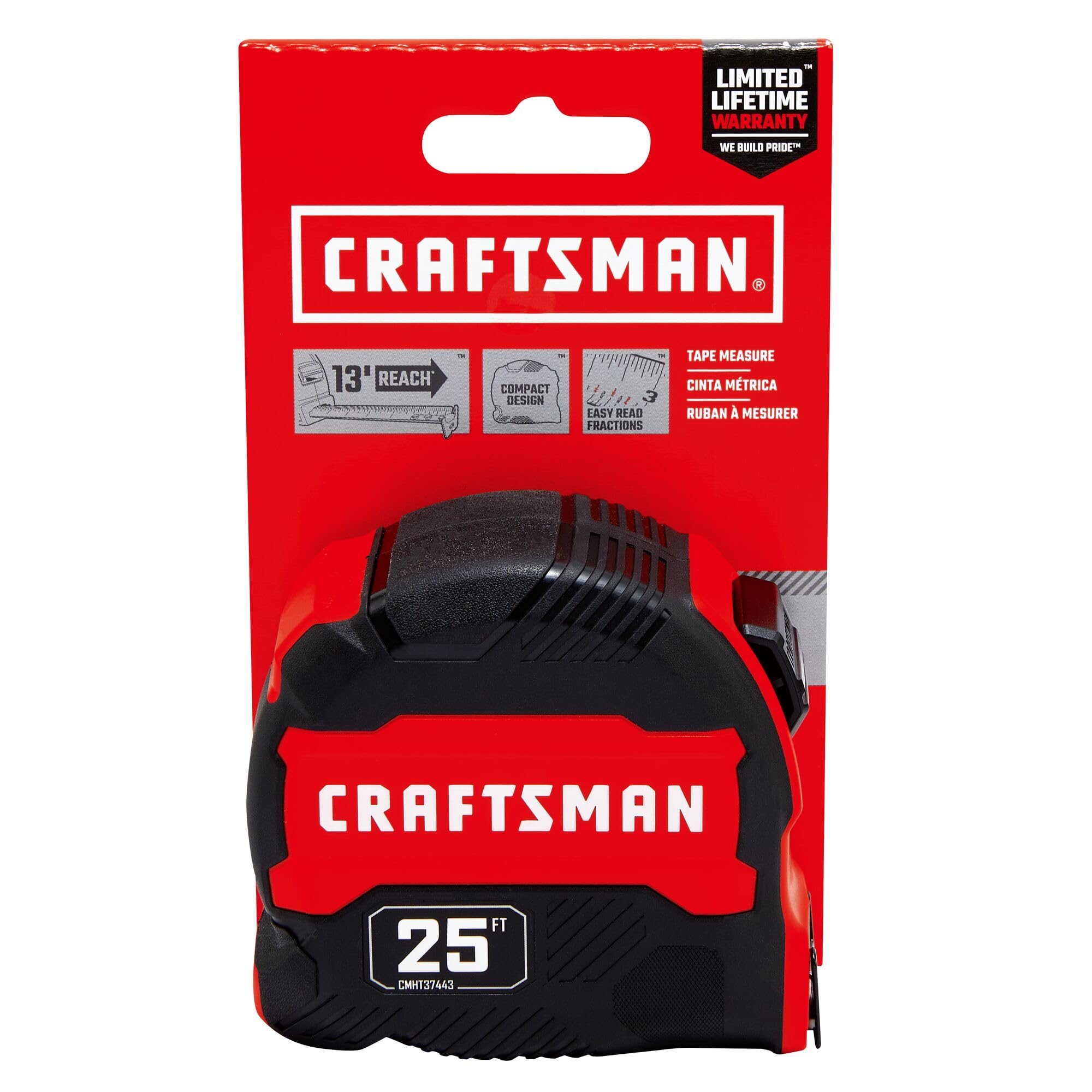 craftsman-25-foot-tape-measure-with-fraction-markings-retractable-manual-locking image 6
