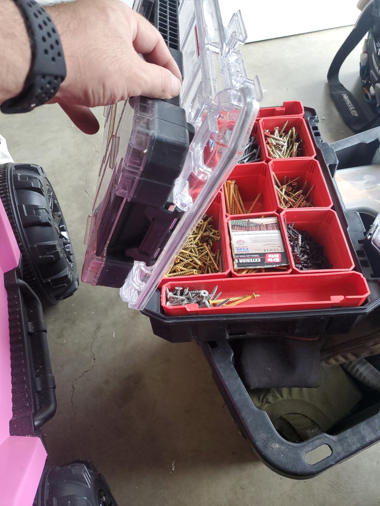 Excellent for fishing tackle